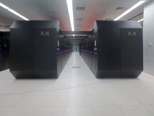 China’s Tianhe-2 is the world’s fastest HPC platform, nearly twice as fast as the U.S. Titan. Image Courtesy of Wikipedia 
